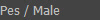 Pes / Male